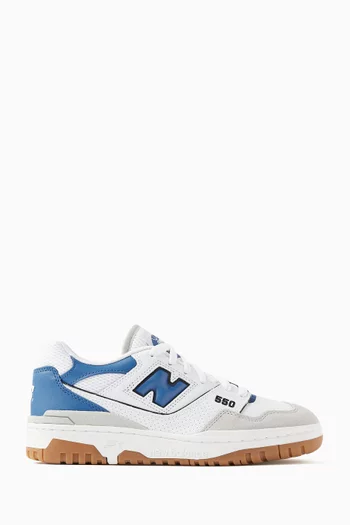 BB550 Low-top Sneakers in Leather & Mesh