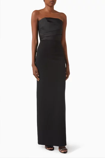 Afra Maxi Dress in Crepe
