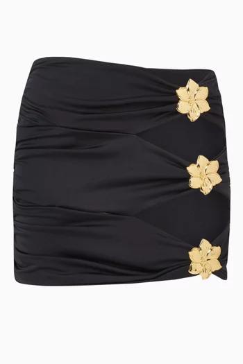 Coupe Cut-out Mini Skirt in Repreve® Fabric