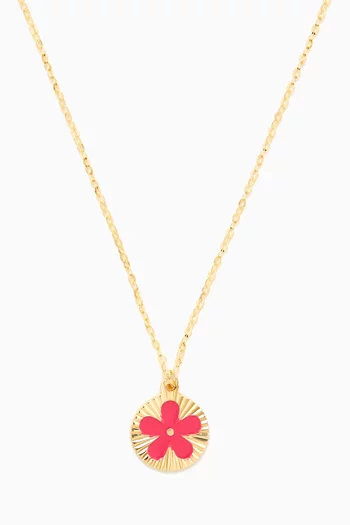 Ara Sunshine Floral Necklace in 18kt Gold
