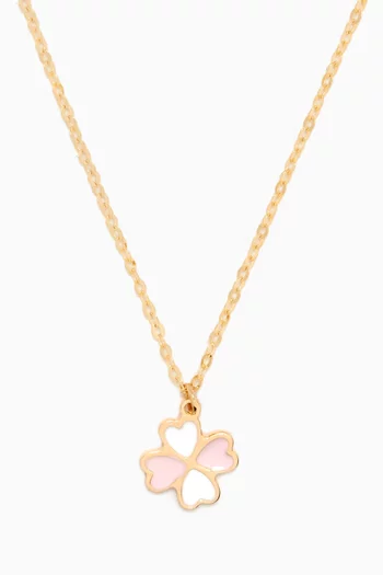 Ara Hearts Necklace in 18kt Gold