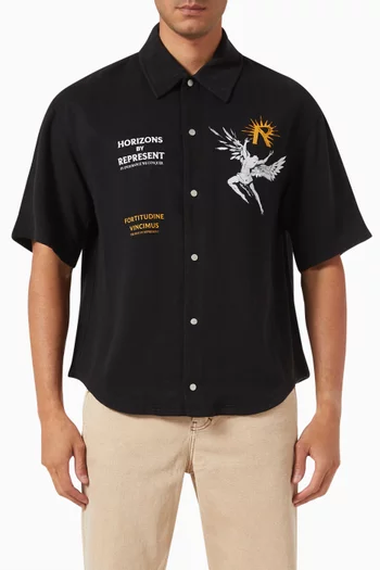 Icarus Short-sleeve Shirt in Lyocell