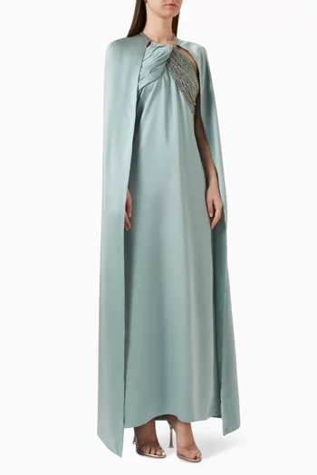 Meira Crystal Maxi Dress