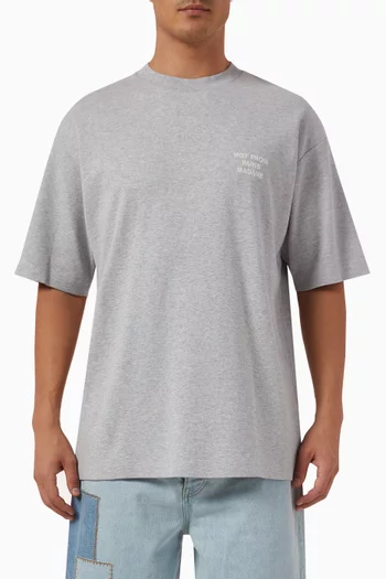 Le T-shirt Slogan in Cotton Interlock
