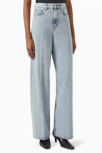 Wide-leg Jeans in Denim
