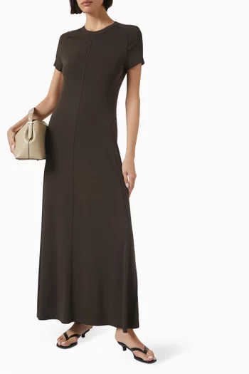 Maxi Dress in Fluid-jersey