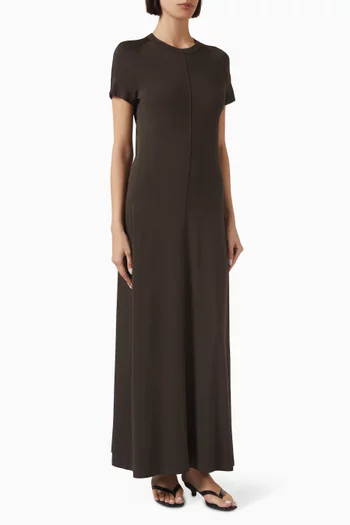 Maxi Dress in Fluid-jersey