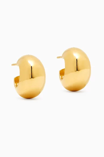 The Simone Earrings in 18kt Gold-plated Sterling Silver