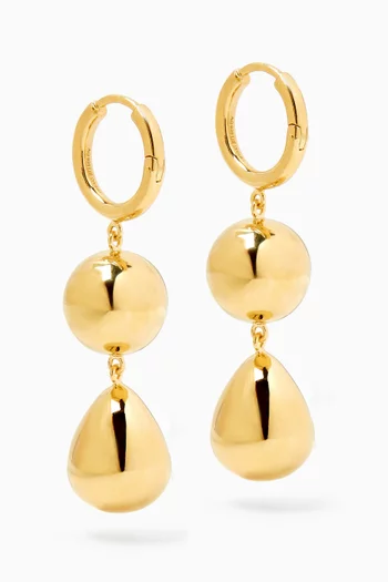 The Cathrine Earrings in 18kt Gold-plated Sterling Silver