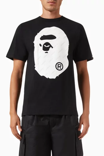 Bape Hexagram Big Ape Head T-shirt in Cotton-jersey