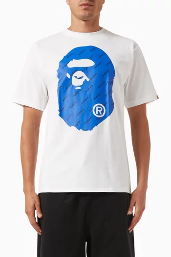 Bape Hexagram Big Ape Head T-shirt in Cotton-jersey
