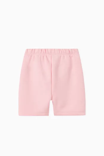 Logo Lounge Shorts in Organic Cotton-blend