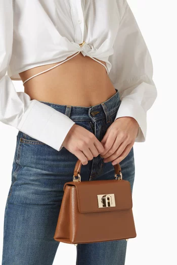 Mini 1927 Top-handle Bag in Leather