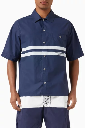 Button-up Overshirt in Cotton