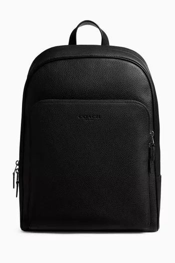 Gotham Backpack in Pebbled Leather
