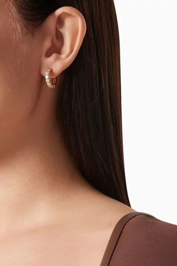 Thalj Diamond Hoop Earrings