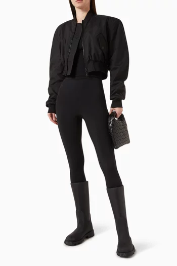 Opaque Tube Top in Stretch Jersey