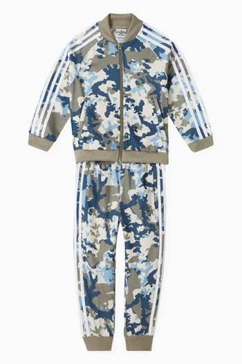 Camo Tracksuit in Recycled Polyester