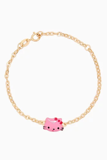 Kitty Charmer Bracelet in 18kt Gold
