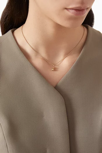 Signature Starter Necklace in Silver-plated Brass