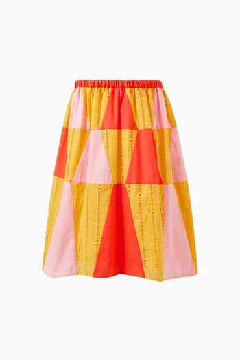 Regatta Patchwork Skirt in Cotton