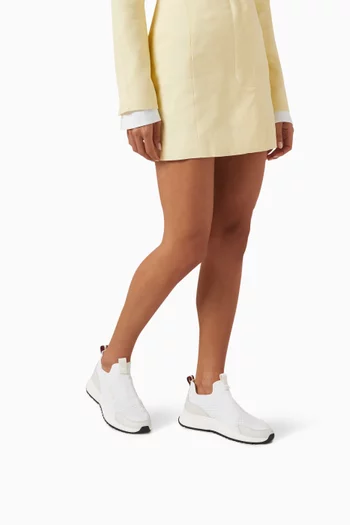 Dewan Sneakers in Mesh & Leather