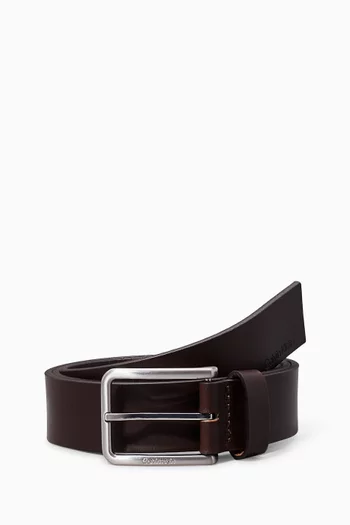 Buckle Belt in Leather