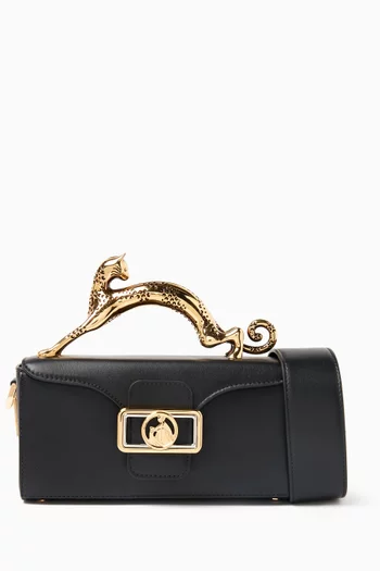 Nano Pencil Cat Bag in Calfskin Leather