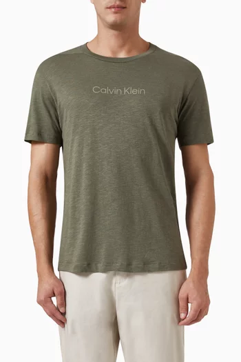 Logo T-shirt in Cotton-blend