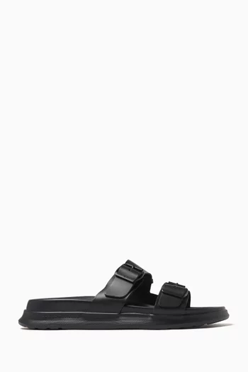 Buckle Sandals in Leather