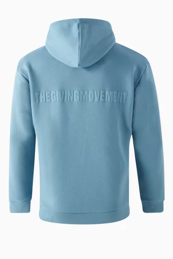 Oversized Zip Hoodie in Organic Cotton