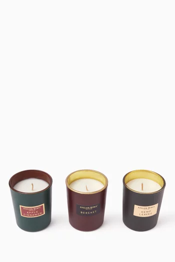 Mini Scented Candles, Set of 3