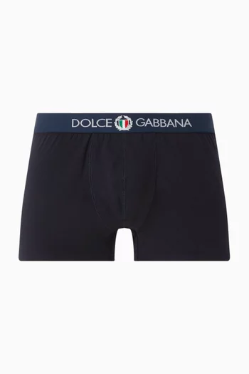 Emblem Boxer Briefs in Stretch-jersey