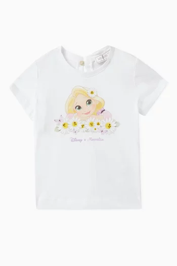 x Disney Graphic Print T-shirt in Cotton