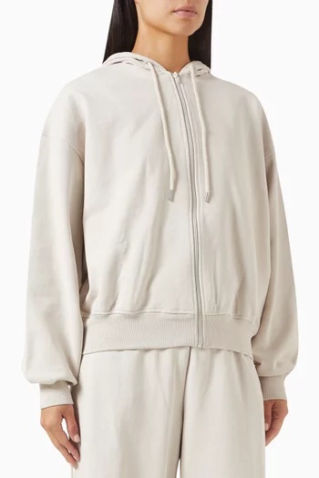 Zip-up Hoodie in French Terry