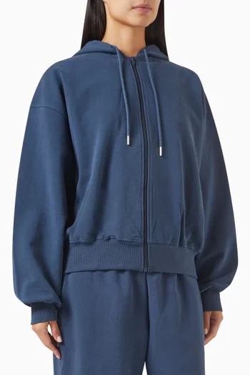 Zip-up Hoodie in French-terry