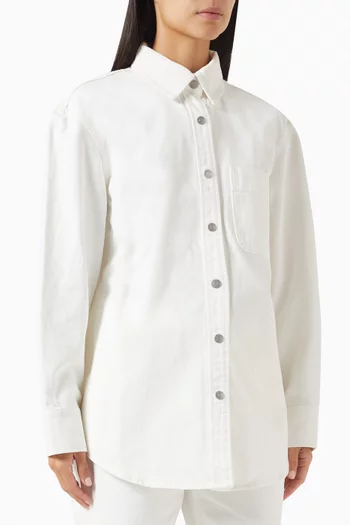 Patch-pocket Shirt in Denim