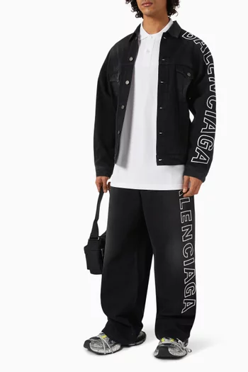 BB Classic Oversized Polo Shirt in Cotton-piqué