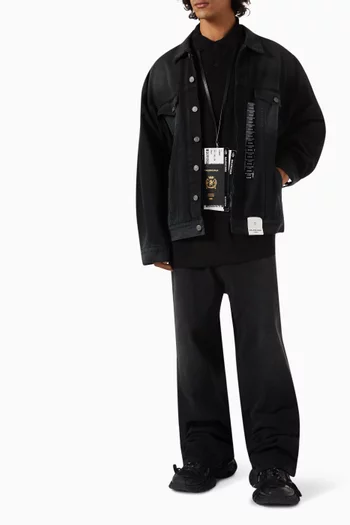 BB Classic Oversized Polo Shirt in Cotton-piqué