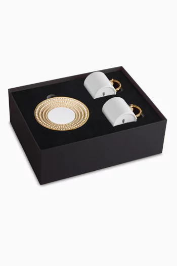 Perlée Espresso Cup & Saucer, Set of 2