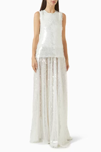 Sequin-embellished Gown