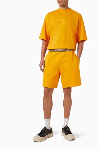 Logo Shorts in Cotton