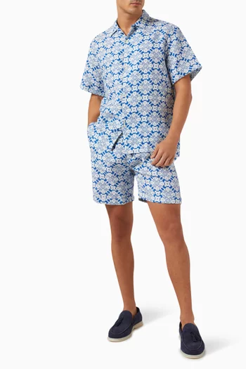Pantabasket Shorts in Linen