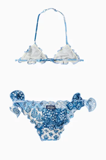 Paisley Triangle Bikini Set