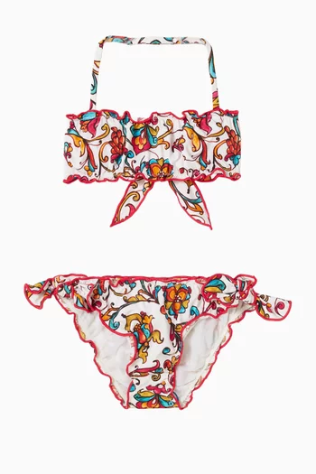 لباس سباحة إيمي نايلون مطاطي، قطعتان