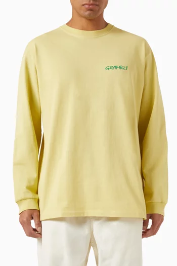 Carabiner Long-sleeve T-shirt in Organic Jersey