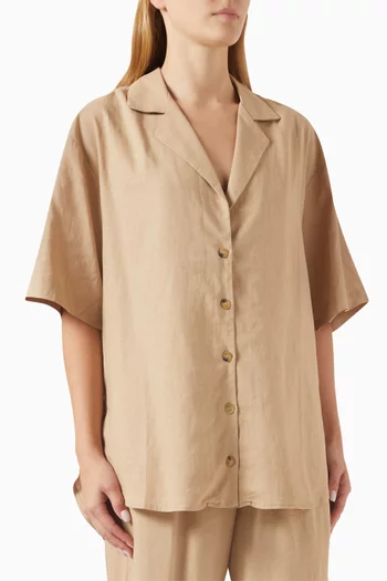 Thiago Shirt in Linen-blend
