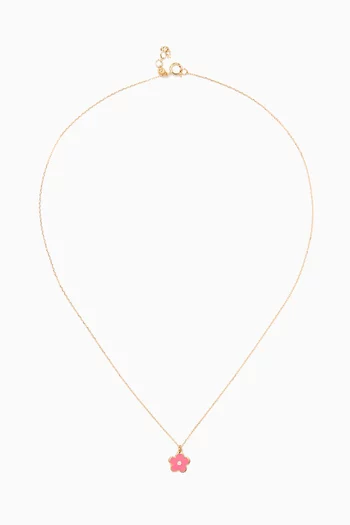 Ara Bambi Diamond Flower Necklace in 18kt Gold