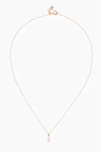 Ara Bambi Diamond Sundae Necklace in 18kt Rose Gold