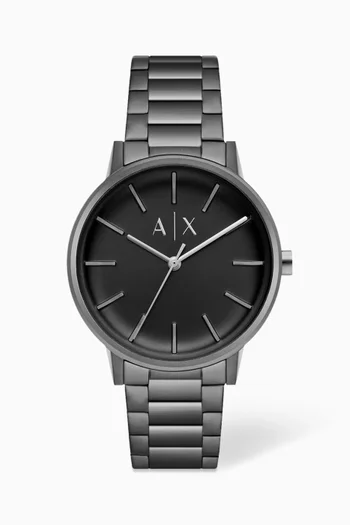 Cayde Quarts Stainless Steel Watch, 44mm
